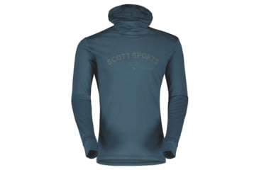 Image of SCOTT Defined Merino L/SL Hoody - Mens, Aruba Green, Small, 2837967334006