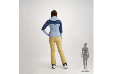 Image of SCOTT Defined Mid Hoody Jacket - Womens, Glace Blue/Metal Blue, 2XS, 2918337370005