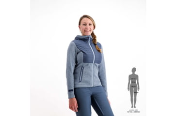 Image of SCOTT Defined Optic Hoody Jacket - Womens, Metal Blue/Glace Blue, Medium, 2838017379008