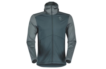 Image of SCOTT Defined Tech Hoody Jacket - Mens, Grey Green/Aruba Green, Large, 2918107372008