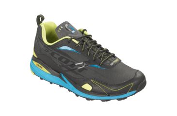 Image of SCOTT eRide Grip IM Trail Running Shoe - Men's -11 US-charcoal racerblue
