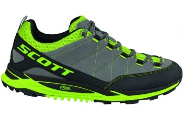 Image of SCOTT Eride RockCrawler Trail Running Shoe - Men's-Grey/Green-Medium-13