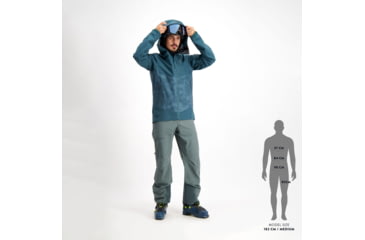 Image of SCOTT Explorair 3L Jacket - Mens, Aruba Green/Aruba Green Print, Extra Large, 2837517395009