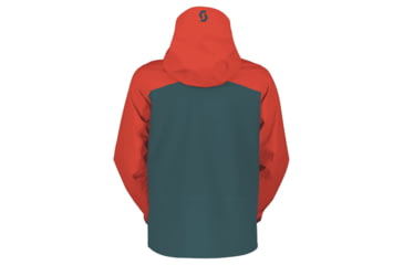 Image of SCOTT Explorair 3L Jacket - Mens, Magma Red/Aruba Green, Small, 2837517374006