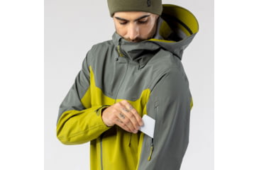 Image of SCOTT Explorair 3L Jacket - Mens, Shadow Grey/Meadow Green, Extra Large, 4215467858012