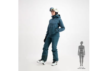 Image of SCOTT Explorair 3L Jacket - Womens, Aruba Green Print, Large, 2837647363009