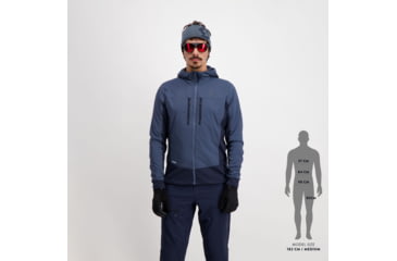 Image of SCOTT Explorair Alpha Hoody Jacket - Mens, Metal Blue/Dark Blue, Medium, 2917987378007