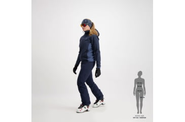 Image of SCOTT Explorair Hybrid LT Jacket - Womens, Dark Blue/Metal Blue, Small, 2918667367007