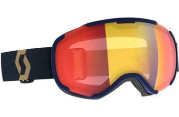 Image of SCOTT Faze II LS Goggle, Dark Blue/Light Grey/Light Sensitive Red Chrome, 2718156765341