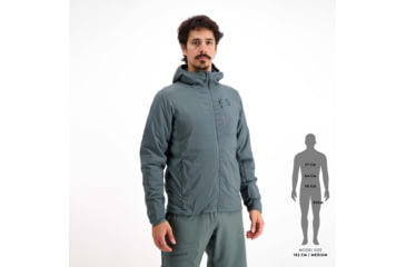 Image of SCOTT Insuloft Light Hoody Jacket - Mens, Grey Green, Small, 2918055280006