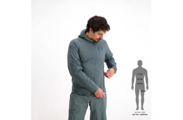 Image of SCOTT Insuloft Light Hoody Jacket - Mens, Grey Green, Small, 2918055280006