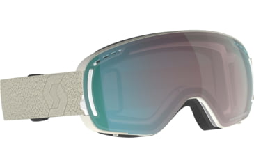 Image of SCOTT LCG Compact Goggle, Light Beige/Enhancer Aqua Chrome, 2778327362351