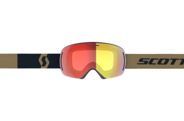 Image of SCOTT LCG Evo Goggle, Team Beige/Aspen Blue/Enhancer Red Chrome, 4032887066312