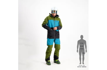 Image of SCOTT Line Chaser GTX 3L Jacket - Mens, Fir Green/Winter Green, Large, 2918467392008