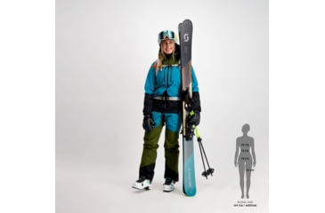 Image of SCOTT Line Chaser GTX 3L Jacket - Womens, Fir Green/Winter Green, Extra Small, 2918587392006