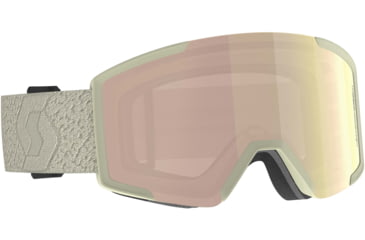 Image of SCOTT Shield Goggle, Light Beige/Enhancer Rose Chrome, 2778377362348