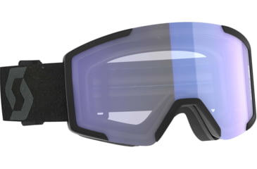 Image of SCOTT Shield Goggle, Mineral Black/Illuminator Blue Chrome, 2778377413342