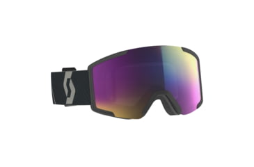 Image of SCOTT Shield Goggle, Mountain Black/Enhancer Teal Chrome, 2778376663315