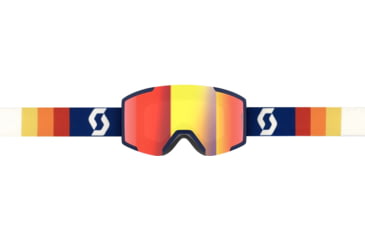 Image of SCOTT Shield Goggle, Retro Blue/Enhancer Red Chrome, 2778377409312