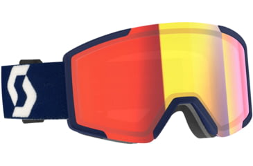 Image of SCOTT Shield Goggle, Retro Blue/Enhancer Red Chrome, 2778377409312