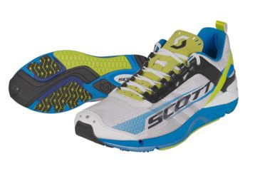 Image of SCOTT T2 Comp Running Shoe - Men's-10.5 US-White/Blue