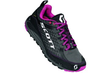 Image of T2 Kinabalu 2.0 GTX Trail Running Shoe - Womens-Black/Purple-Medium-9.5