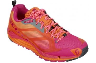 Image of SCOTT T2 Kinabalu 3.0 Trail Running Shoe - Women's-Pink/Orange-Medium-9.5