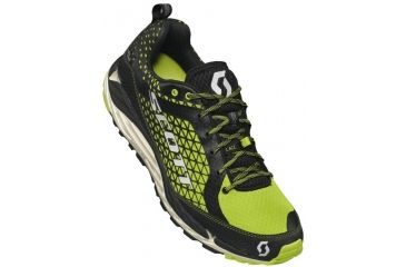 Image of SCOTT T2 Kinabalu HS Trail Running Shoe - Mens-Black/Green-Medium-10 US
