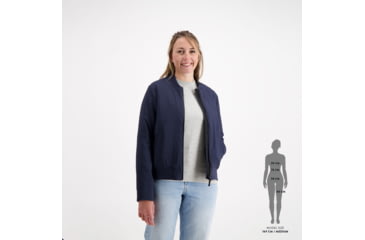 Image of SCOTT Tech Bomber Jacket - Womens, Dark Blue, Medium, 4001220114010