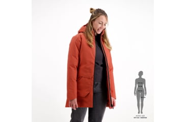 Image of SCOTT Tech Coat 3L Jacket - Womens, Earth Red, Small, 4001237368008