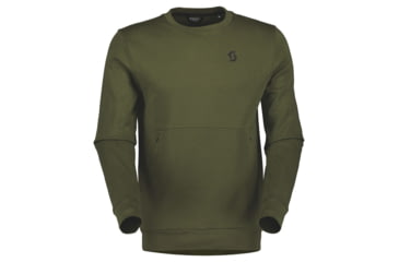 Image of SCOTT Tech Crewneck Sweater - Mens, Fir Green, Medium, 4032877340008