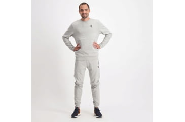 Image of SCOTT Tech Crewneck Sweater - Mens, Grey Melange, Small, 4032871920006