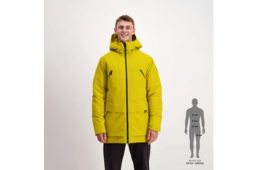 Image of SCOTT Tech Parka Jacket - Mens, Mellow Yellow, Extra Large, 4001147331012