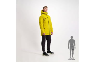 Image of SCOTT Tech Parka Jacket - Mens, Mellow Yellow, Extra Large, 4001147331012