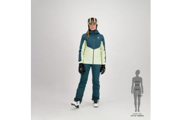 Image of SCOTT Ultimate Dryo Jacket - Womens, Aruba Green/Pale Yellow, Large, 2837697337009