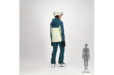 Image of SCOTT Ultimate Dryo Jacket - Womens, Aruba Green/Pale Yellow, Large, 2837697337009