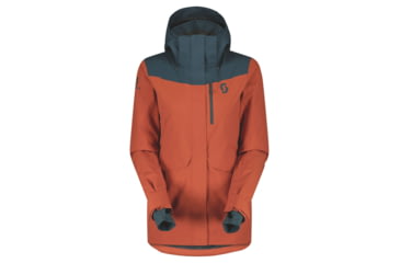 Image of SCOTT Ultimate Dryo Plus Jacket - Womens, Aruba Green/Earth Red, Extra Small, 2918707364006