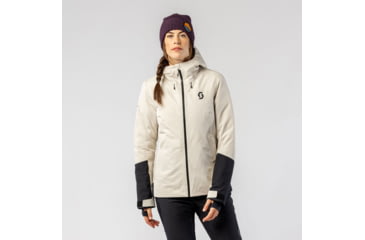 Image of SCOTT Ultimate Dryo Tech Jacket - Womens, Dust White/Black, Large, 4199047681012