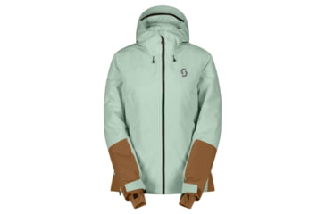 Image of SCOTT Ultimate Dryo Tech Jacket - Womens, Fresh Green/Bread Brown, Small, 4199047873008
