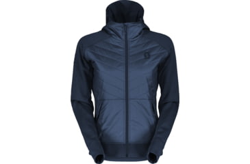 Image of SCOTT Vertic Merino Hoody Jacket - Womens, Metal Blue/Dark Blue, Small, 2918157378007
