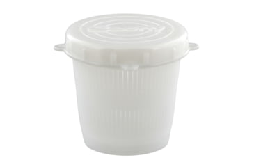 Image of Scotty 670 Vented Bait Jar w/ Quick Lock Threaded Lid, 0,5 Litre, Natural, 0670