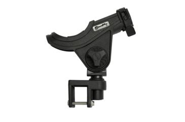 Image of Scotty 284 Baitcaster/Spinning Rod Holder w/243 Square Rail Mount, Black, 0284-BK