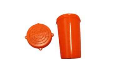 Image of Scotty Crab Diner Bait Jar c/w Lid 1 Litre Fluore, Orange 620574