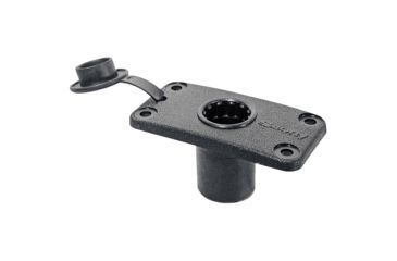 Image of Scotty 244 Flush Deck Mount, Black, 0244-BK