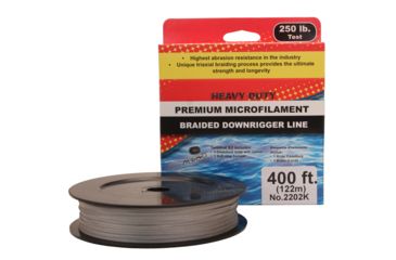 Image of Scotty Heavy Duty Braided Downrigger Line, 400ft, Grey, 2202K