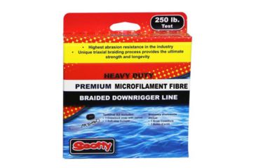Image of Scotty Premium Braided Fiber Downrigger Line w/ Kit, 250 lb Test, 200 ft Spool 620712