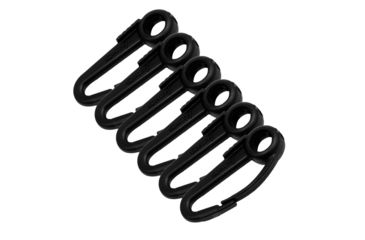 Image of Scotty 590 Snap Hook, 6 Pack, Black, 0590-BK