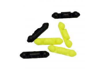 Image of Scotty 1008 Stopper Beads, Black/Yellow, 1008