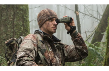 Image of Scouting with binoculars