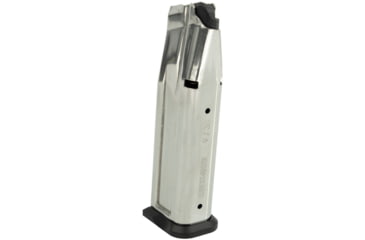 Image of SDS Imports Checkmate 1911 Double Stack 9mm Luger Pistol Magazine, 17 Round, Chrome, 1 Pack, 80001507-17RD